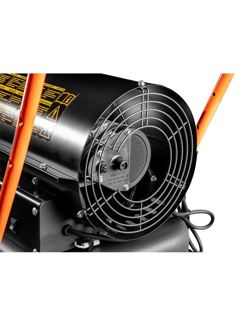 Nagrzewnica olejowa 30kW, zbiornik 38l, kółka