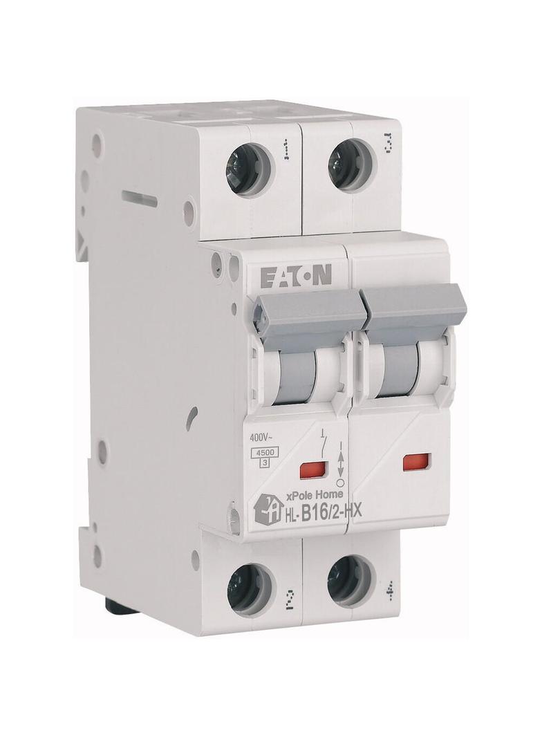 HN-B16/2 Wyłącznik nadprądowy 6kA B16A 2P 194861 EATON