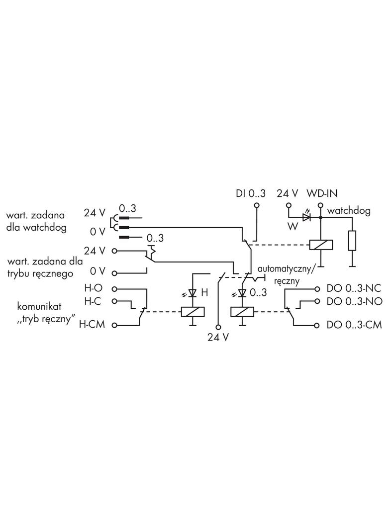 HANDBEDIENMODUL,DIGITAL,4 AUSG. WAGO