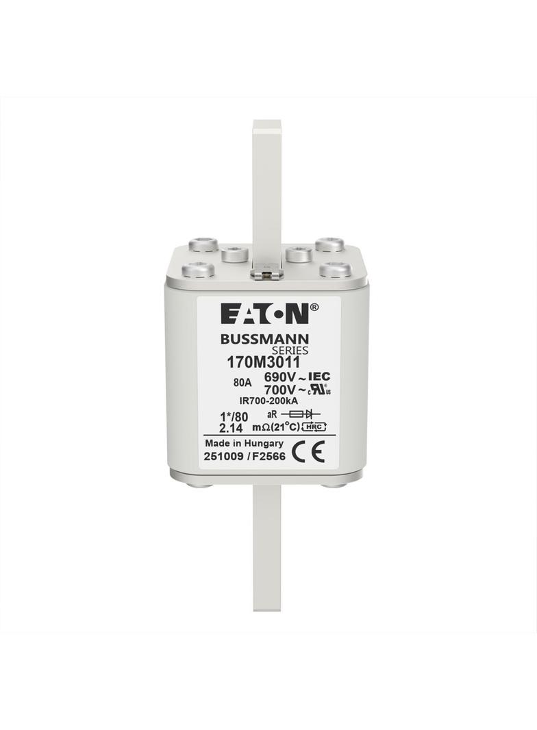 80A 690V 1*/80 aR INDICATOR FUSE Wkładka szybka 80A AC 690V compact DIN 1 45x45x104 mm aR 170M3011 E
