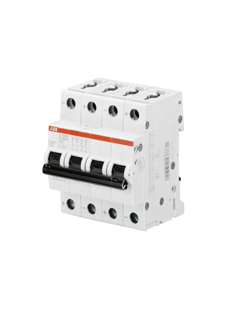 S204M-K20UC Wyłącznik nadprądowy 10kA AC/DC 4P K20A 2CDS274061R0487 ABB