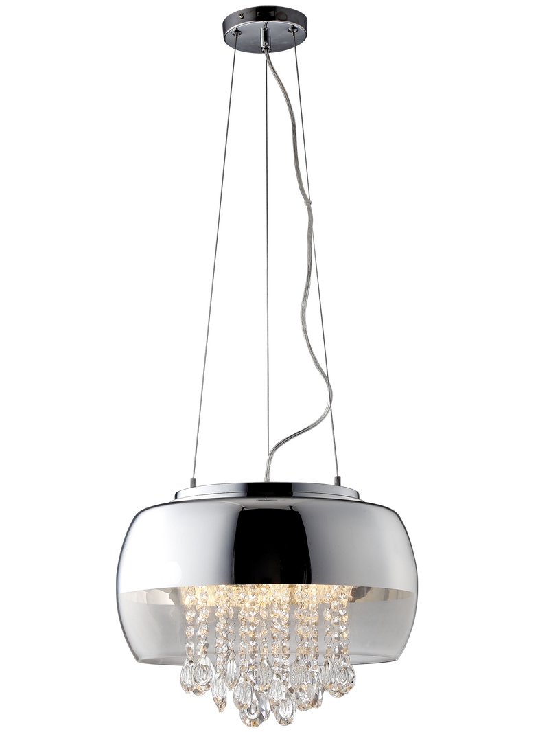 lampa wisząca Luna 3xE14 chrom ML3801 Milagro