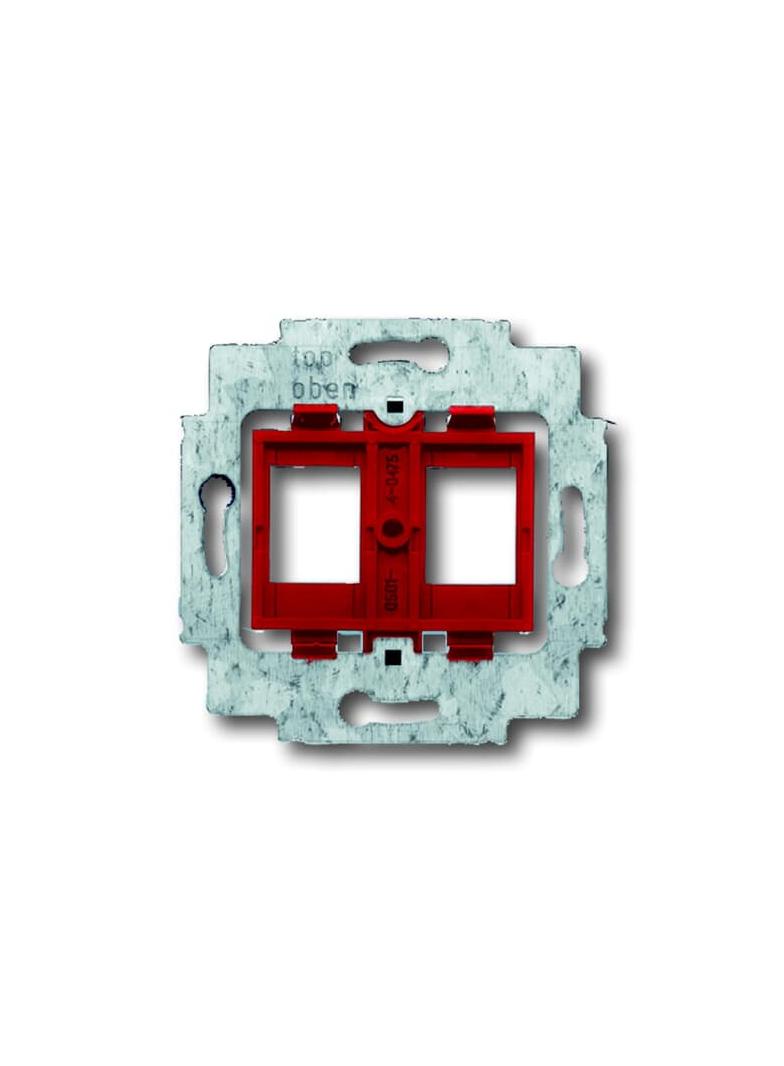 Pierścień nośny z cokołem Do 2 złączy Modular Jack czewony 2CKA001753A9972 ABB