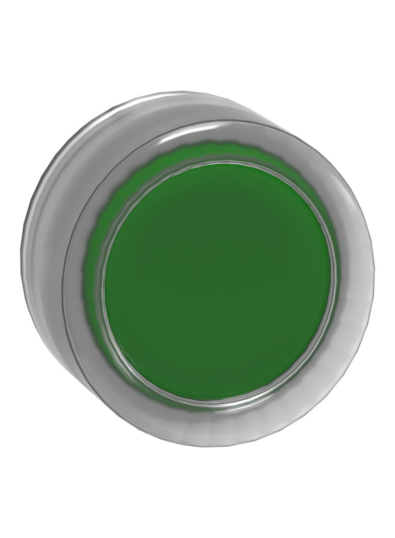 Harmony XB4 Przycisk kryty O22 zielony samopowrotny bez podświetlenia okrągły metalowy ZB4BP383