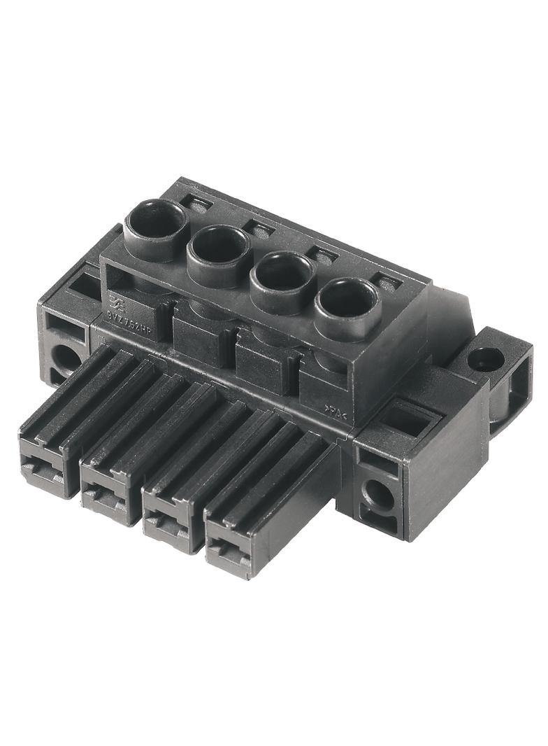 BVZ 7.62HP/04/180FC SN BK BX Złącze kablowe do płytek drukowanych /100szt./ WEIDMULLER
