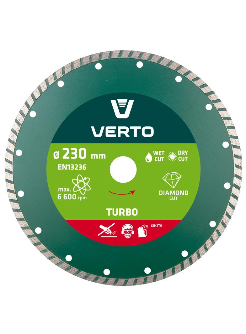 Tarcza diamentowa 230 x 22.2 mm, turbo