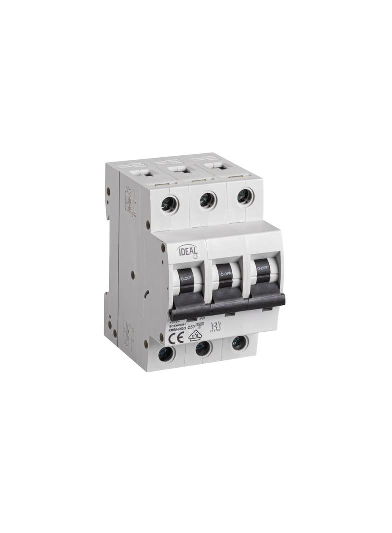 Wyłącznik nadprądowy 6kA 3P C50A KMB6-C50/3 23169 KANLUX