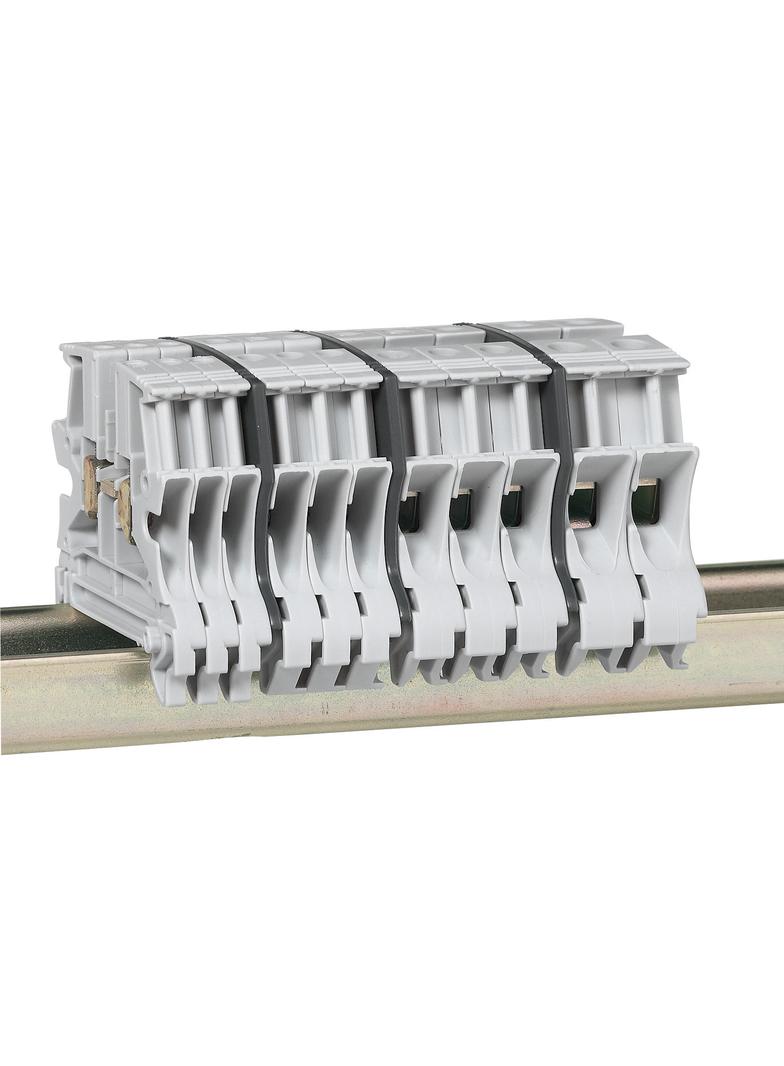 ZŁĄCZKA VIKING 1 TOROWA 2,5MM2 SZARA, Legrand