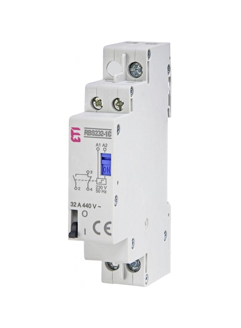 Stycznik bistabilny 32A 2P 1-przełączny 1M RBS232-1C-230V AC 002464111 ETI
