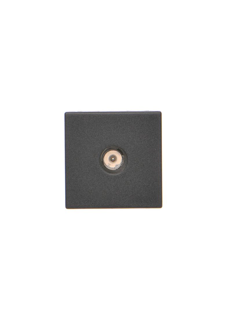 Simon Connect Płytka K45 gn. TV męskie 45x45mm + wkład szary grafit K120A/14 KONTAKT