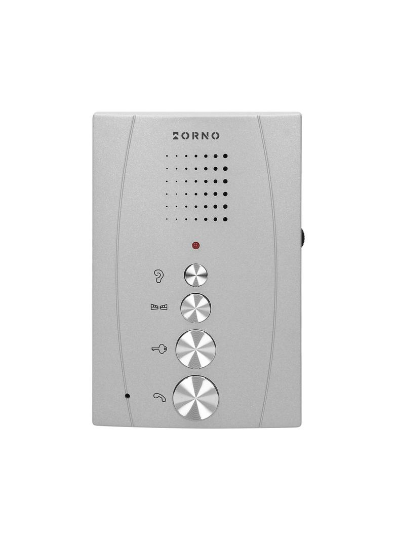 Zestaw domofonowy jednorodzinny bezsłuchawkowy szary ELUVIO OR-DOM-RE-914/G ORNO