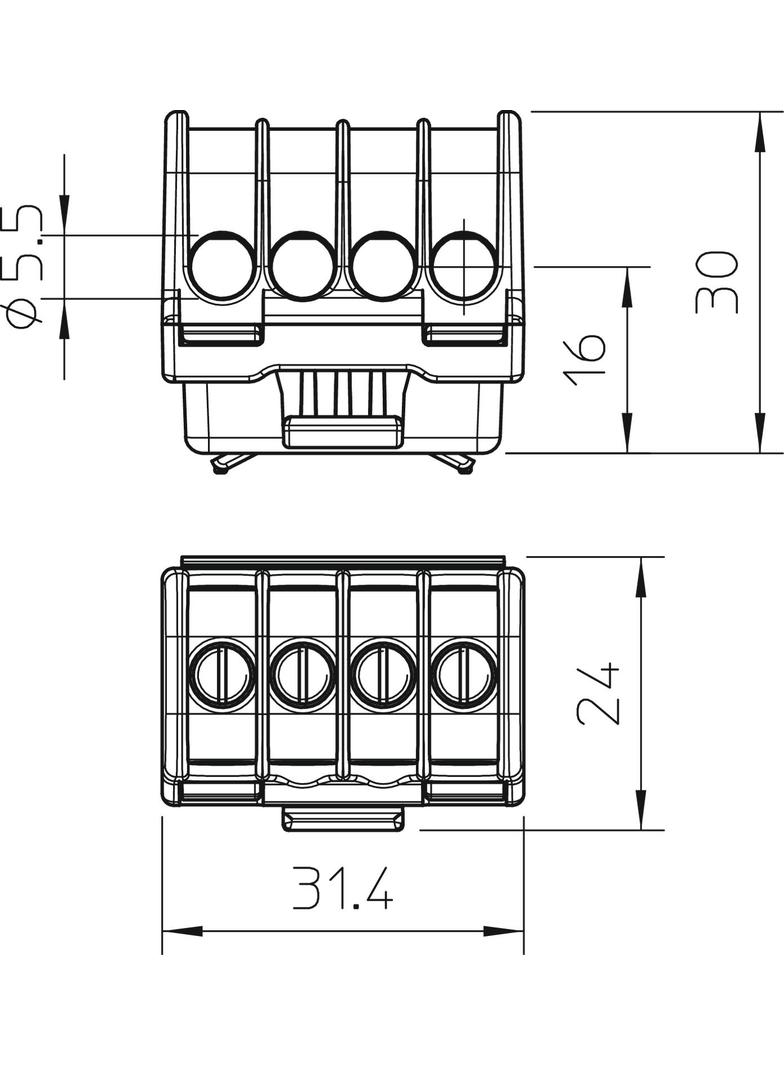 KL-T 06-16, Listwa zaciskowa KL-T 06-1
