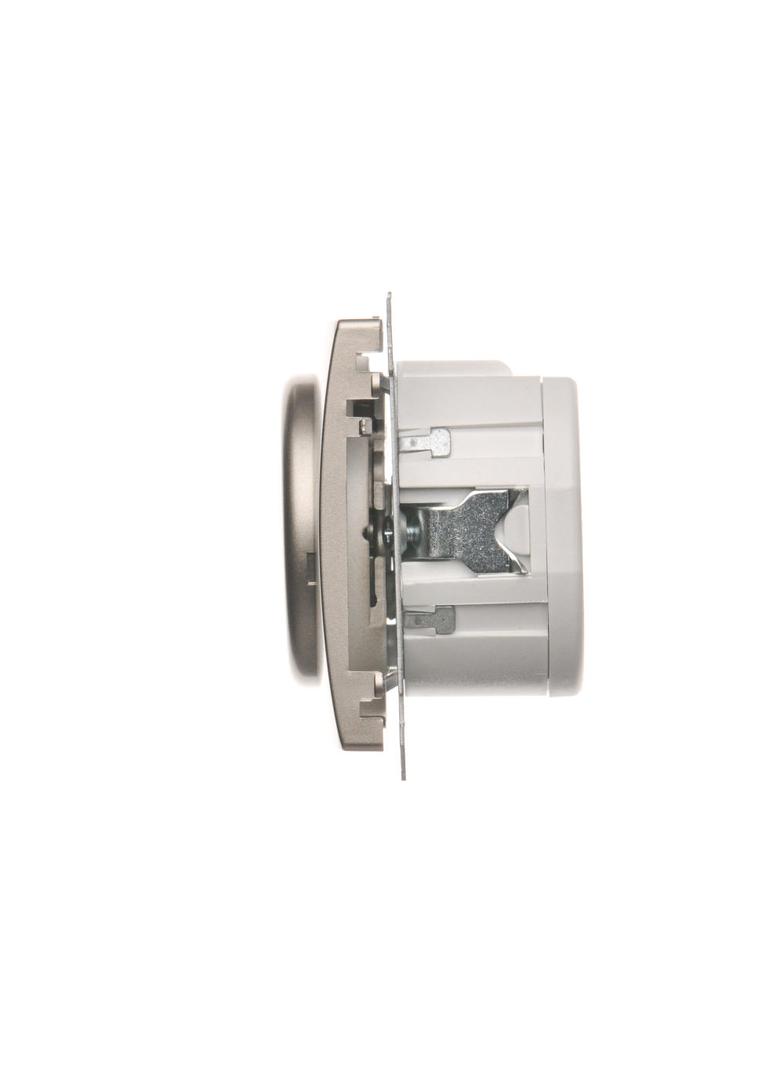 Simon Basic Regulator 1–10 V . Do załączania i regulacji źrodeł światła z zasilaczami sterowanymi 1–10 V satynowy BMS9V.01/29 KONTAKT