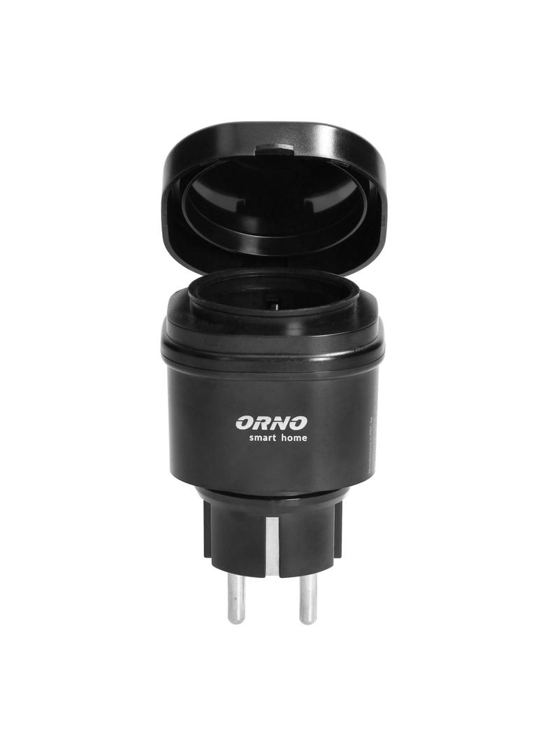 Gniazdo sieciowe zewnętrzne sterowane bezprzewodowo, z odbiornikiem radiowym, IP44, ORNO Smart Home,