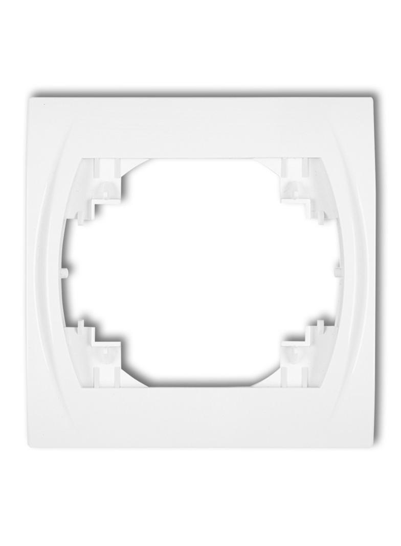 LOGO Ramka pozioma pojedyncza biała