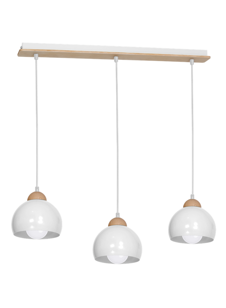 Milagro lampa wisząca Dama White 3xE27 MLP6450