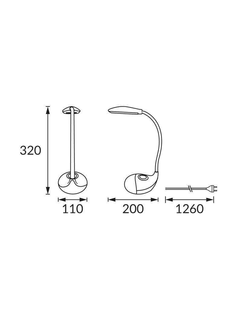 Lampka biurkowa SMD LED BOA LED BLACK RGB