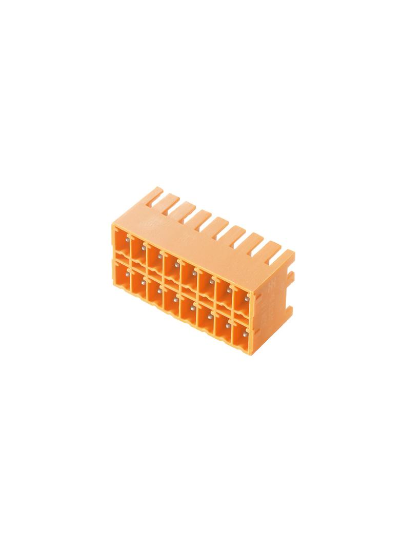 SCDN 3.81/16/90G 3.2SN OR BX Wtyki PCB (złącza płyty), 3.81 mm, Liczba biegunów: 16, kąt odejścia: 90° /50szt./ 1040470000 WEIDMÜLLER