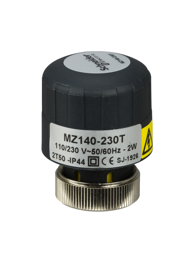 MZ140, siłownik zaworu, elektrotermiczny, 140 N, sterowanie on/off, zasilanie 230 VAC