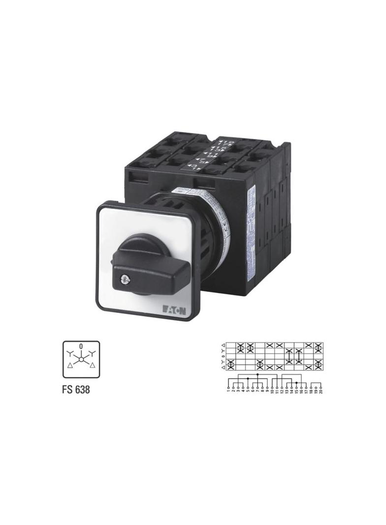 T3-5-15876/EZ Łącznik krzywkowy 32A 13kW 000797 EATON