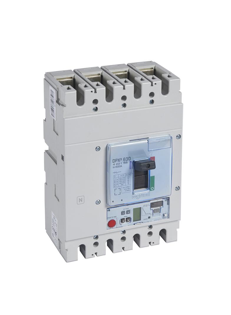 Wyłącznik DPX3 630 Sg 4P 630A 50Ka 422155 LEGRAND