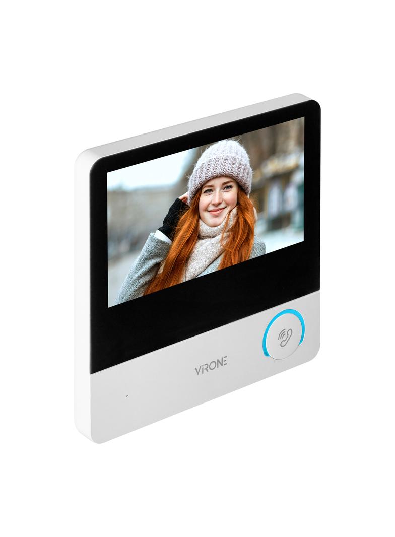 Wideodomofon domofon FULL HD 7 cal polskie menu czytnik RFID daszek furtka + brama CETI VDP-60FHD OR