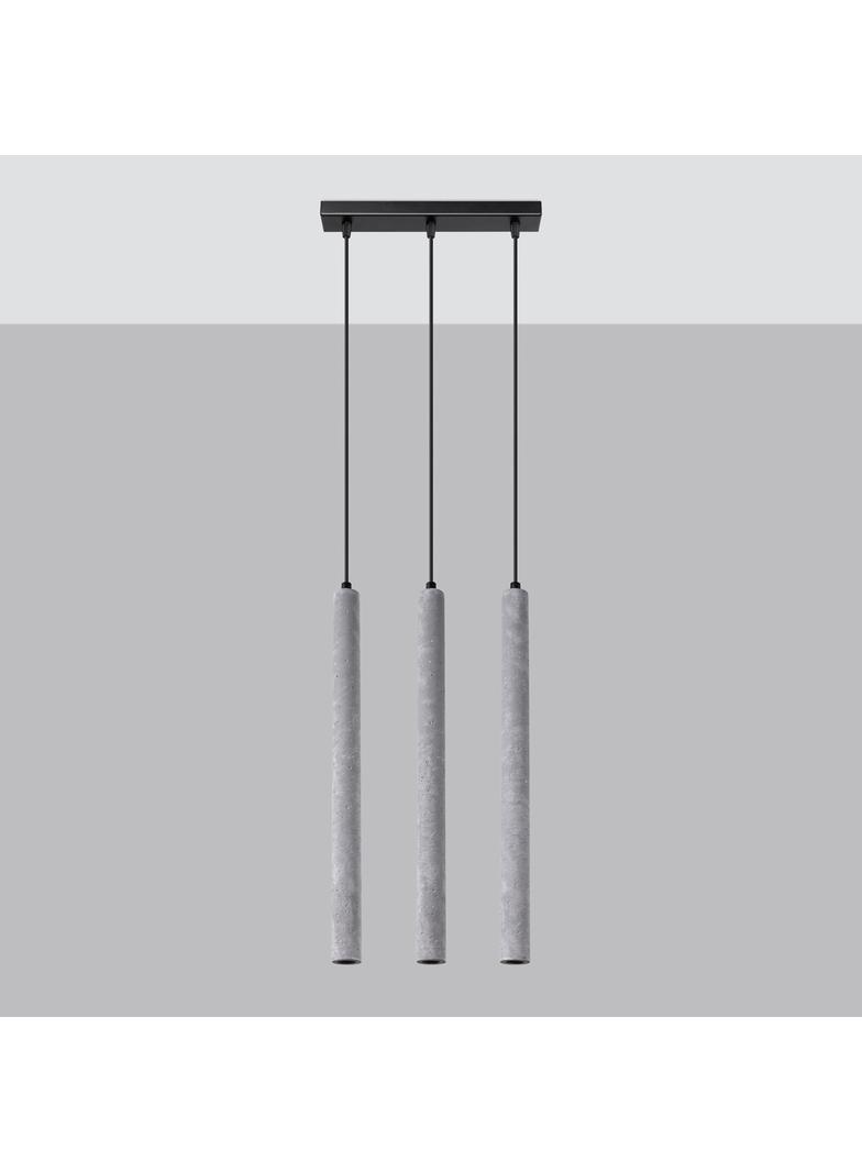 Sollux Lampa wisząca PASTELO 3L beton SL.1272
