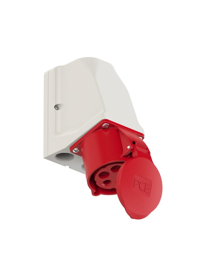 GNIAZDO KOMBI Z ROZŁĄCZNIKIEM 0-1  Wej: M25, wył. 32A Wyj: 32/5 400V IP44