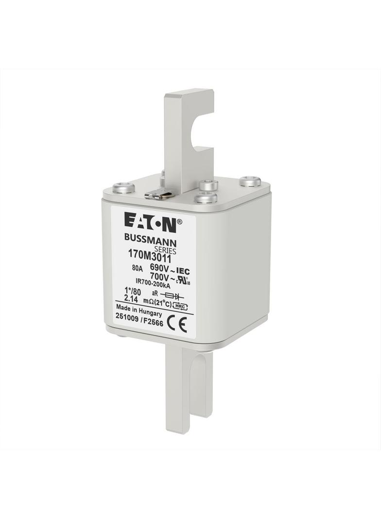 80A 690V 1*/80 aR INDICATOR FUSE Wkładka szybka 80A AC 690V compact DIN 1 45x45x104 mm aR 170M3011 E