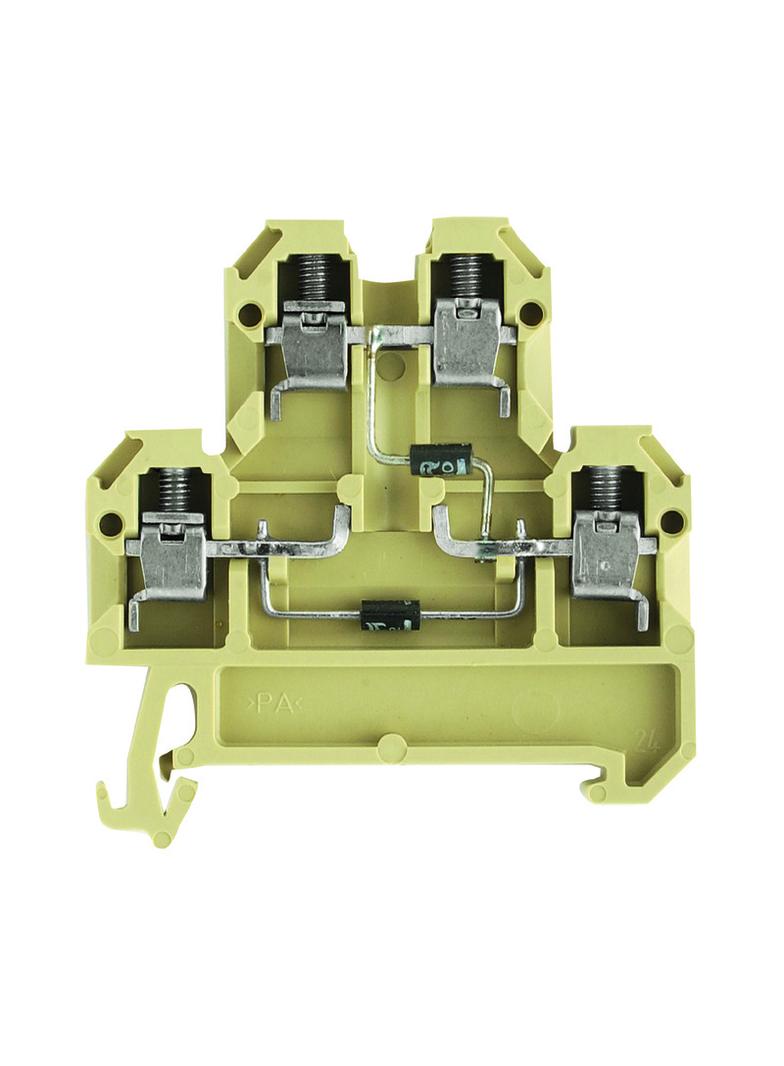 DK 4/35 2D GET.SCH. A1 Złączki szynowe z elementami elektronicznymi, nr katalogowy 0396660000