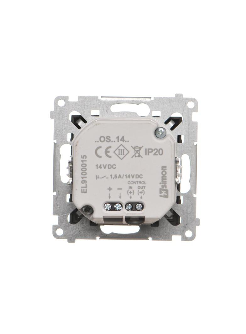 Simon 54 Oprawa oświetleniowa LED biały. z czujnikiem 14V DC 064 W białe zimne 5900 K czarny