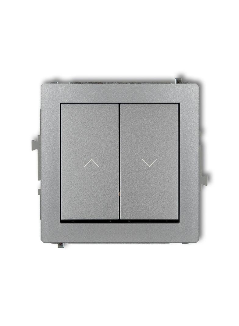 DECO Mechanizm łącznika zwierny żaluzjowego srebrny metalik