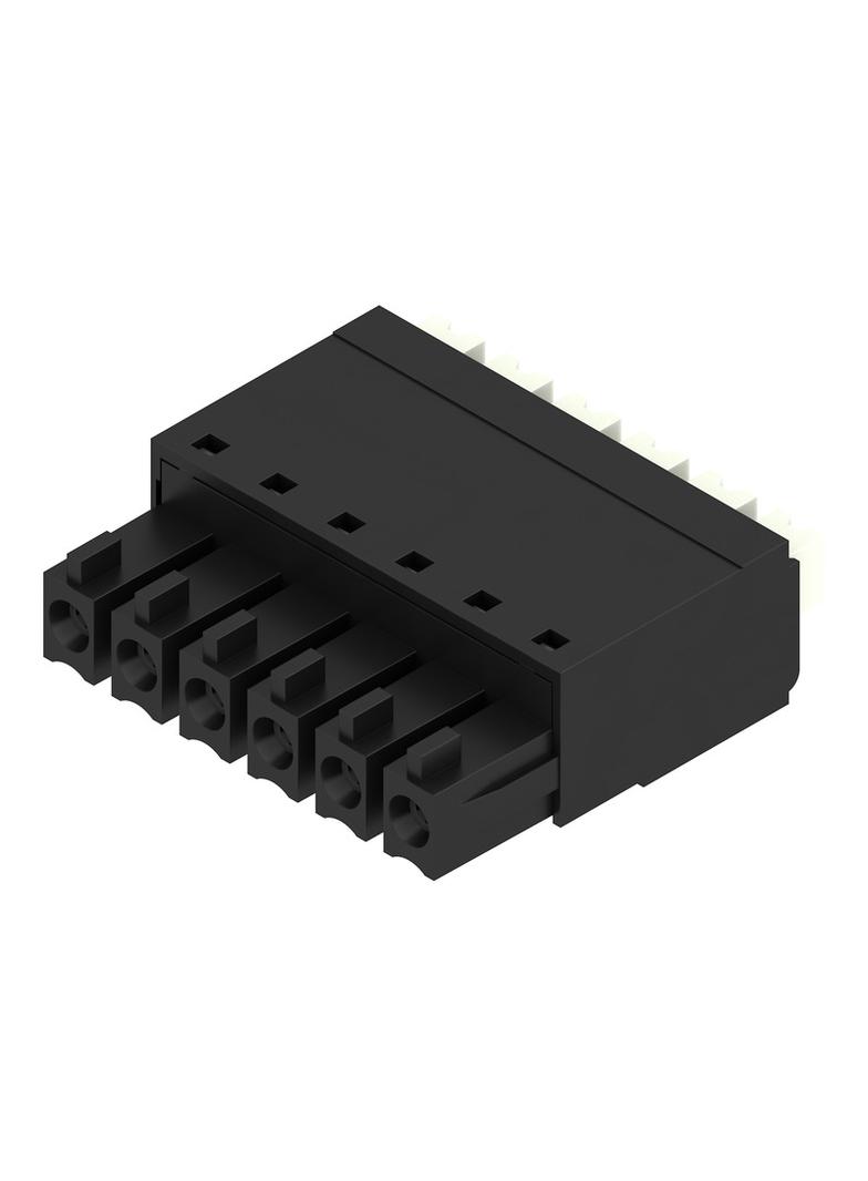 BCF 3.81/06/180 SN BK BX Wtyk PCB (złącze wiązki), listwa z gniazdami, 3.81 mm, Liczba biegunów: 6, PUSH IN, Złącze sprężynowe /50szt./ 1969980000 WEIDMÜLLER