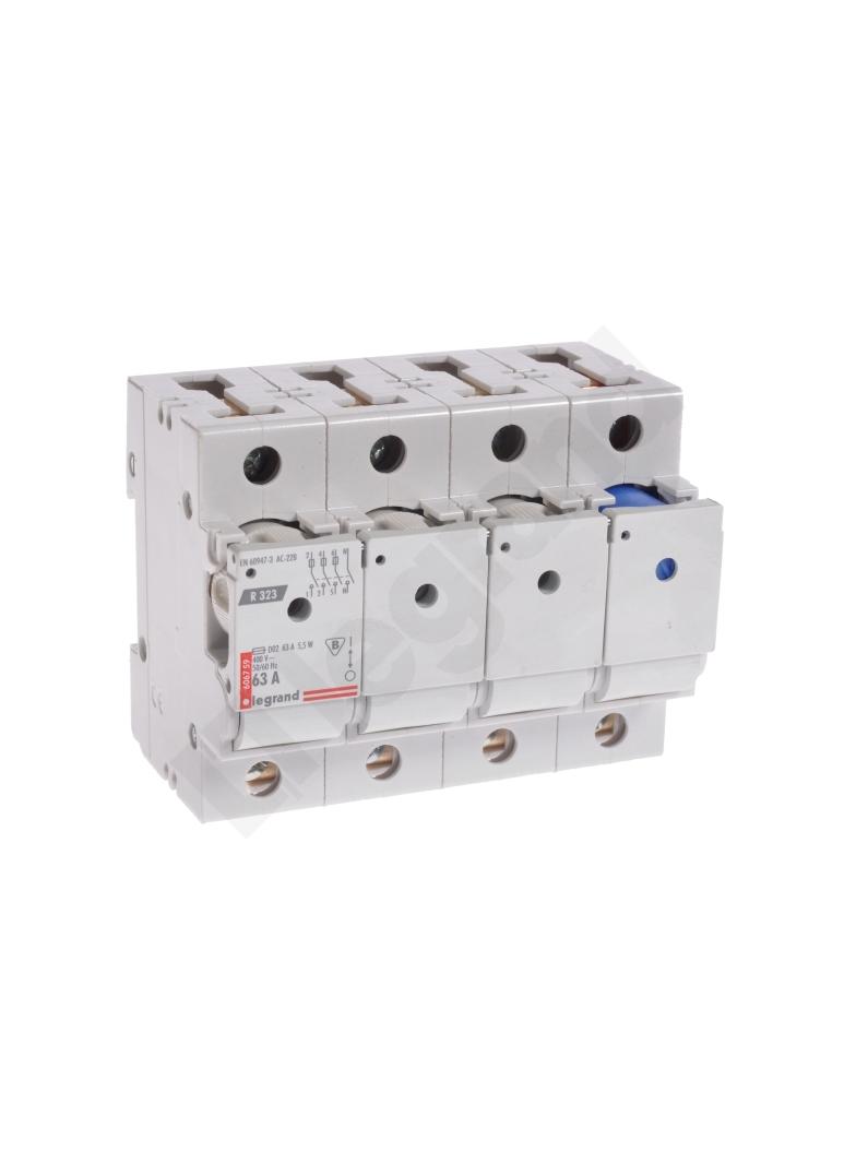 Rozłącznik Bezpiecznikowy R 323 63A 3P+N Rozłączany 606759 LEGRAND