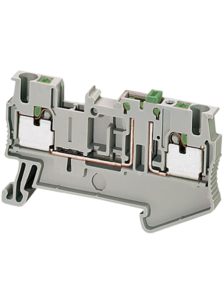 Złączki NSY, zacisk wciskany bezpiecznik nożowy 2 punktowy