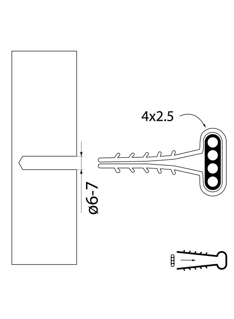 Uchwyt USMP-4 (100szt) 16.3 46097 OPATÓWEK