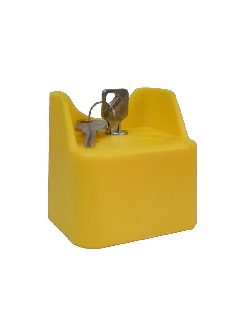 Zespół pokrywy dolnej z zamkiem i osłoną