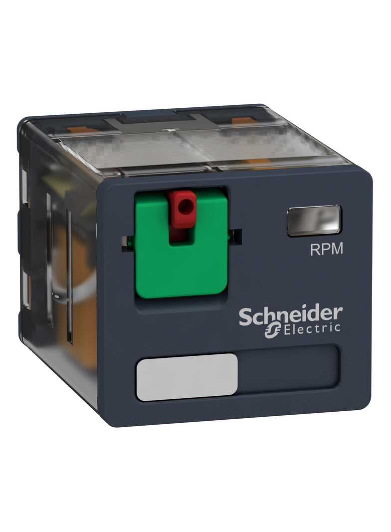 Zelio Relay Przekaźnik mocy z legendą i drzwiczkami 15A, 3C/O, 120V AC