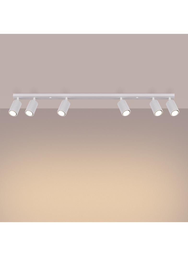 Sollux Plafon KARBON 6L biały SL.1547