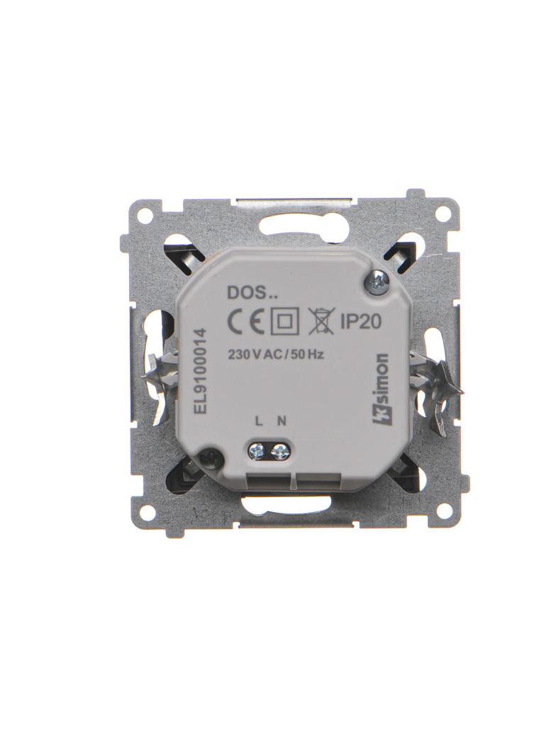 Simon 54 Oprawa oświetleniowa LED 230V AC 1.1 W białe zimne 5900 K czarny