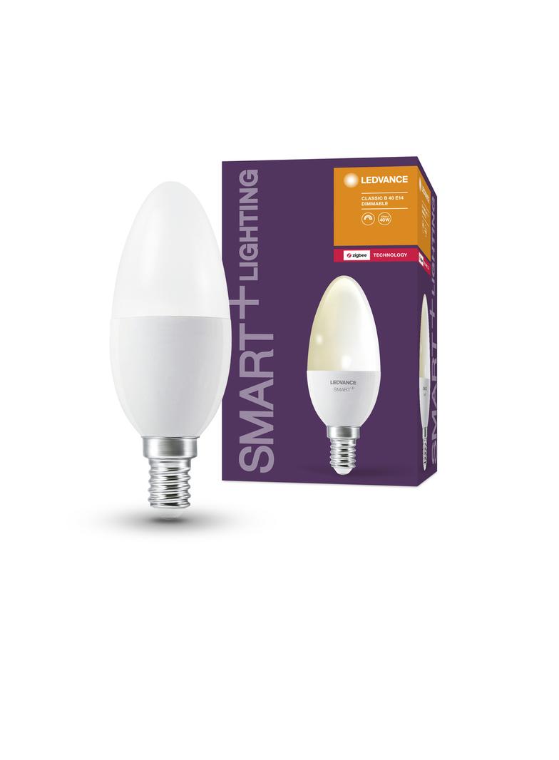 Lampa LED SMART+ ZB CL B Frosted DIM 40 yes 4,9W/ E14