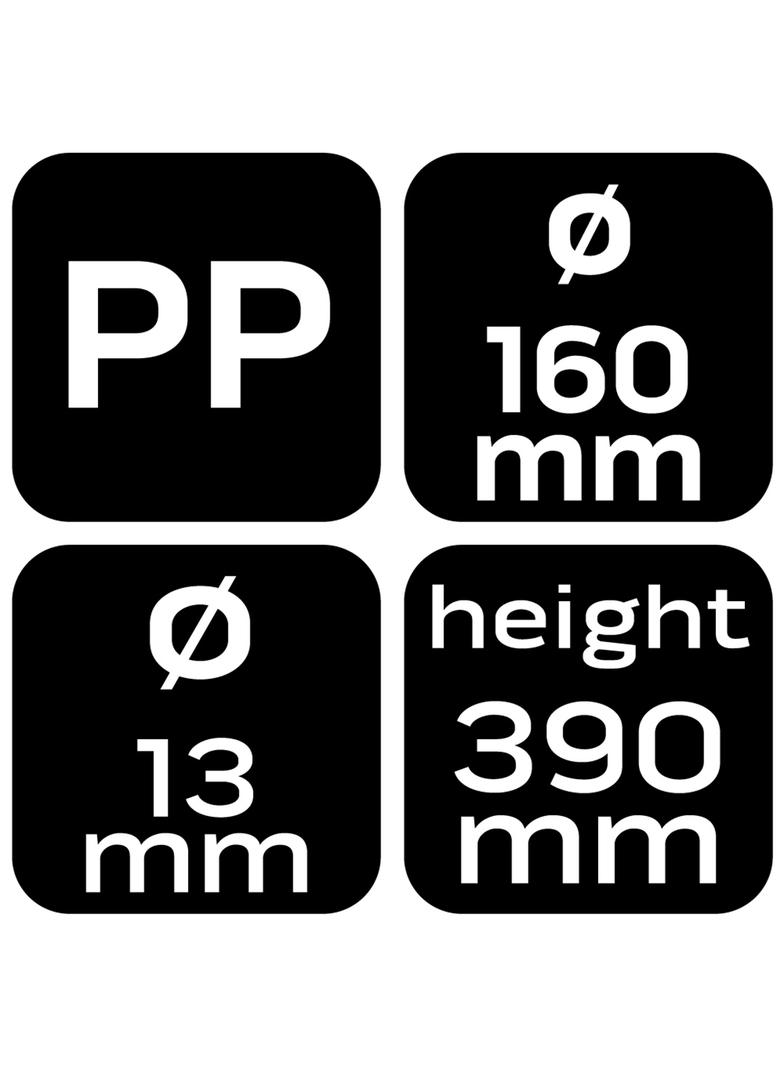 Lejek kątowy 160 mm, 1.2 l