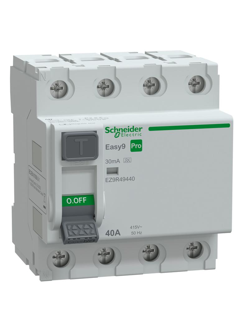 Wyłącznik różnicowoprądowy Easy9 PRO 4P 40A 30mA Typ A EZ9R49440 Schneider