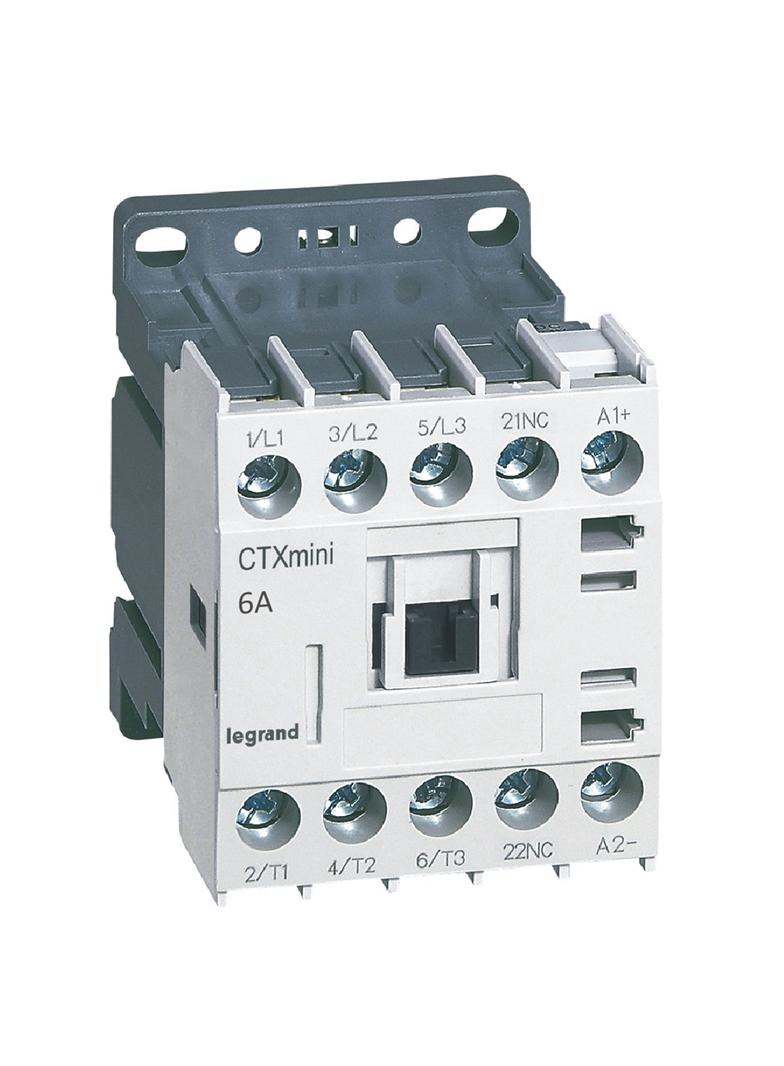 Stycznik CTX3 Mini 3P 6A 1R 24V DC 417011 LEGRAND