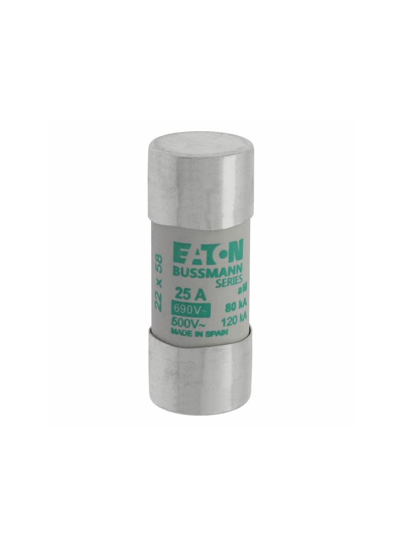 CYLINDRICAL FUSE 22 x 58 25A AM 690V AC Wkładka cylindryczna 22 x 58mm 25A AM 690V AC C22M25 EATON