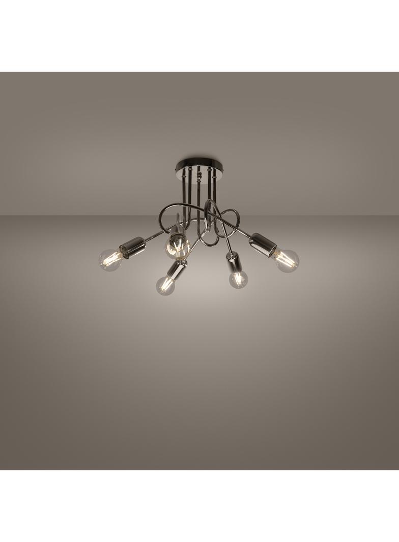 Żyrandol LOOP 5 chrom