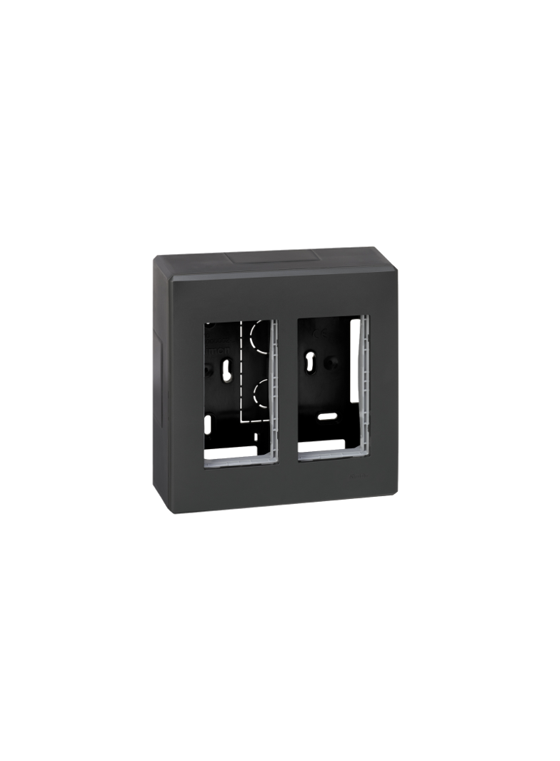 Simon Connect Obudowa natynkowa S500 2-modułowa 4x K45 kompletna szary grafit 51000002-038 KONTAKT