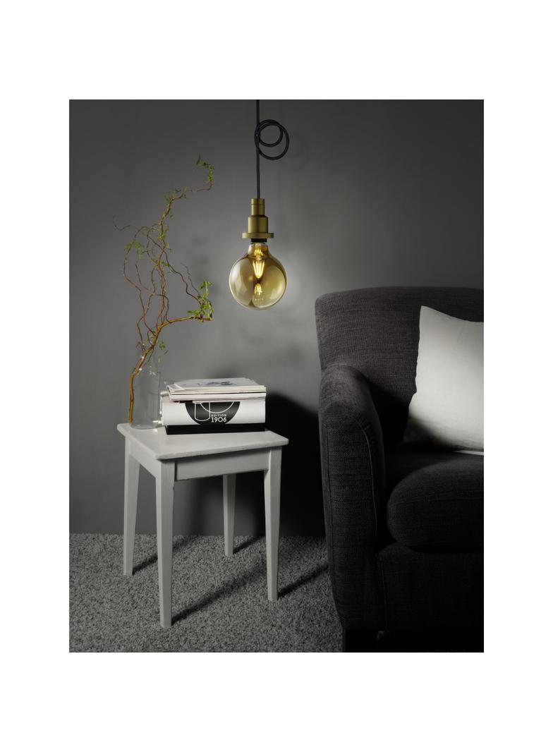 Lampa LED Vintage 1906 dim CL GLOBE125 Filament szkło przezroczyste GOLD 55 dim 7W 825 E27