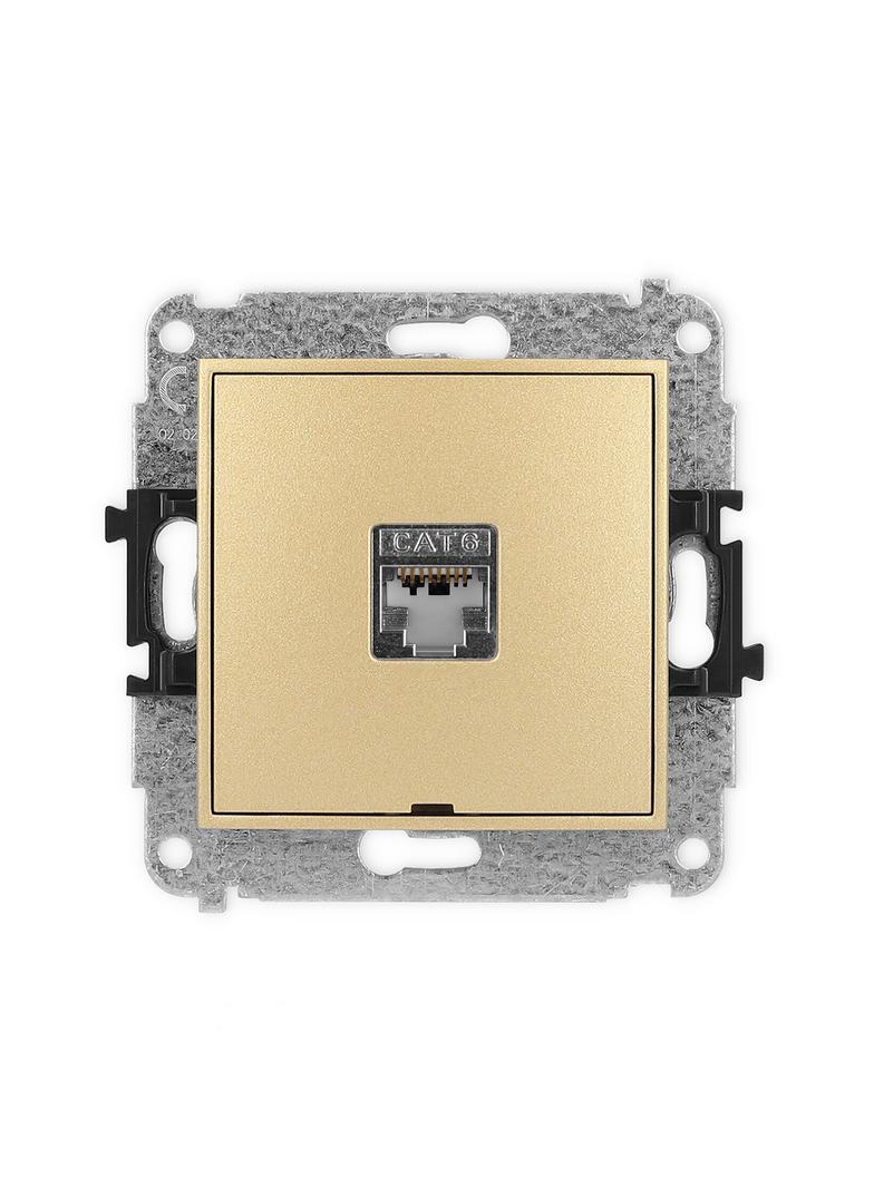 ICON Mechanizm gniazda komputerowego pojedynczego 1xRJ45, kat. 5e, ekranowany, 8-stykowy, bez pola o