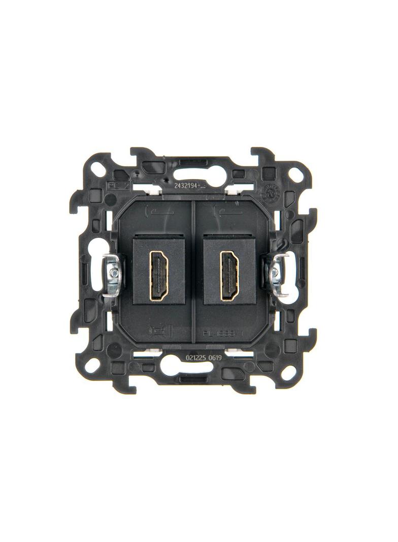 Simon 24 Gniazdo HDMI 2.1 podwójne biały NGHDMI221.01/11